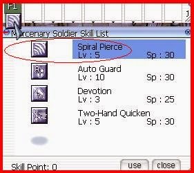 Use the Mercenary's Spiral Pierce to kill monsters nearly instantly.